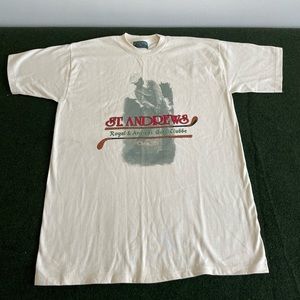 Vintage Made in USA Single Stitch St. Andrews Royal Golf Club T-Shirt